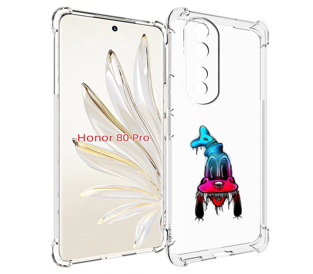 

Чехол MyPads Гуффи для Honor 80 Pro, Прозрачный, Tocco