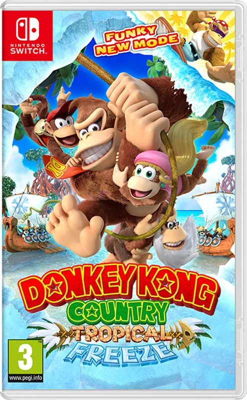 

Игра Donkey Kong Country: Tropical Freeze (Nintendo Switch, Английская версия), Donkey Kong Country: Tropical Freeze