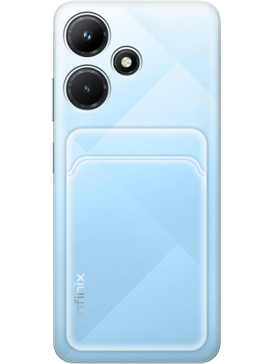 

Силиконовый чехол на Infinix Hot 30i прозрачный, 20011946