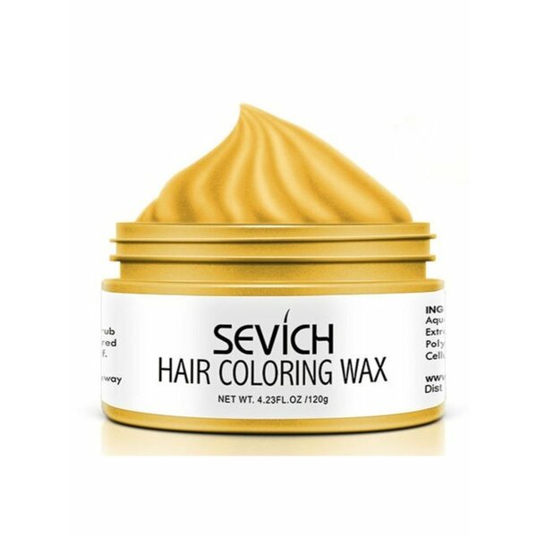 

Воск временная краска для волос Sevich желтый 120 г, Sevich-100g-hair-coloring-wax-yellow