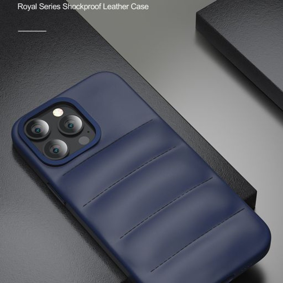 Чехол для телефона Comma Royal Series Shokproof for iPhone 14 Deep Blue 890₽