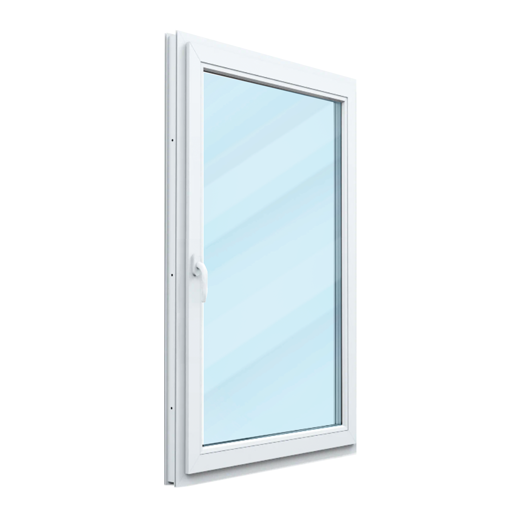 

Окно Rehau Blitz New (Ширина 700мм: Высота 1200мм:), одностворчатое