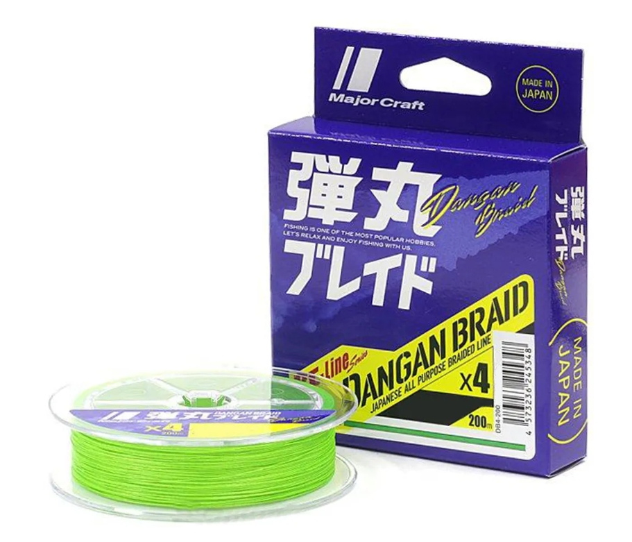 

Шнур Major Craft 200m X4 (зеленый) DB4-200/0.8GR