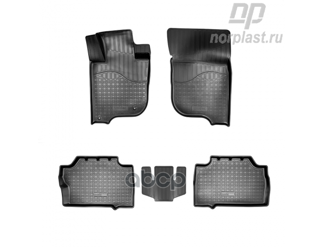 Norplast Коврики салона для mitsubishi pajero sport iii 3d (2015) (5шт) npa11-c59-703 100037931653