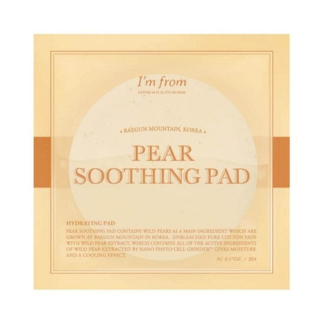 фото Тонер-диски для лица i'm from pear soothing pad