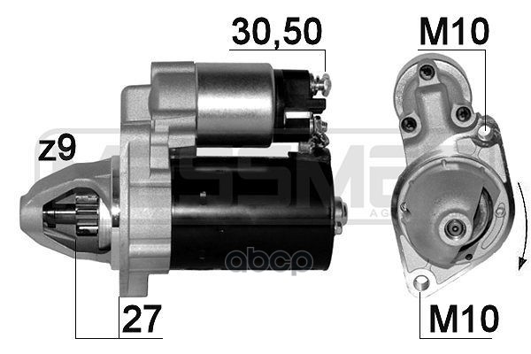 

ERA 220667 Стартер MERCEDES W203/W204/W212 1.1kw