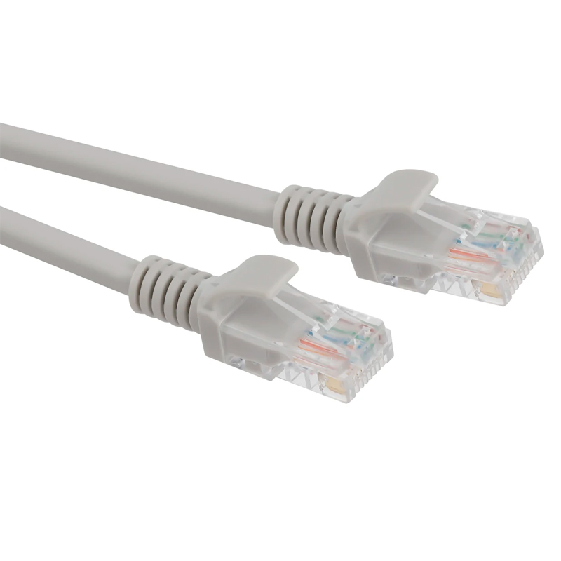 

Патч-корд ЭРА RJ45 - RJ45 вилка-вилка 2м (Б0051411) серый