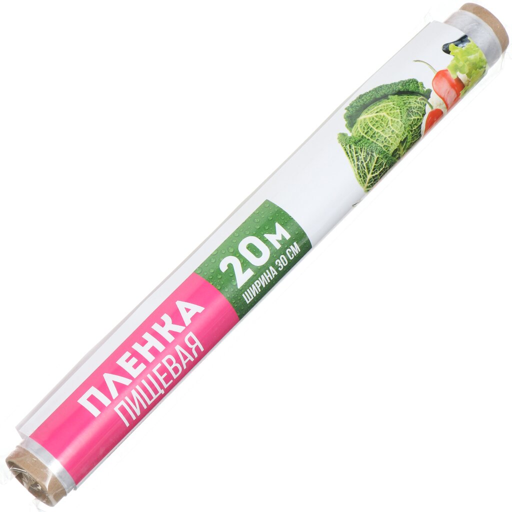 

Пленка пищевая 0.3 м, 20 м, в пленке, Марья Искусница, Прозрачный