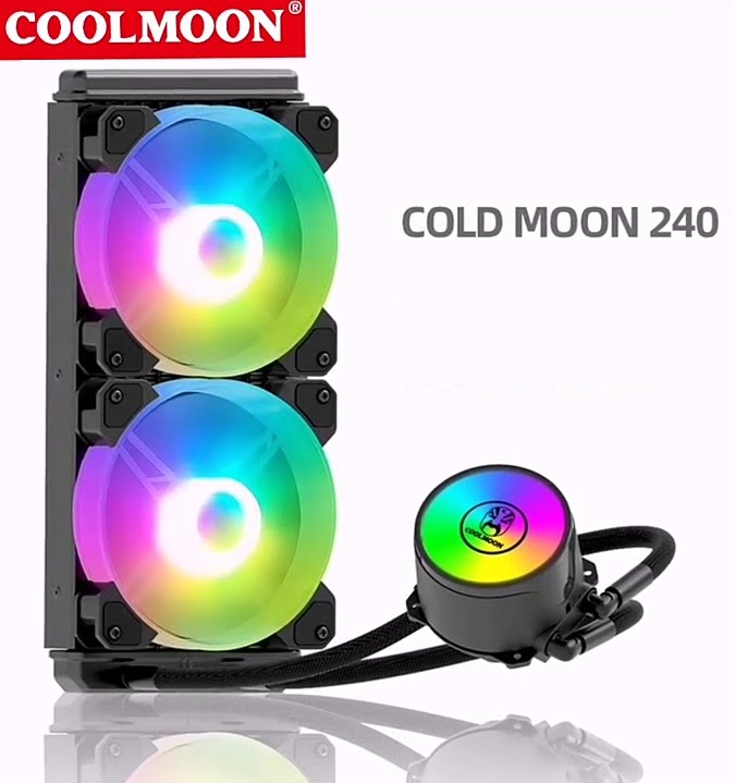 

Жидкостная система охлаждения Coolmoon 240 ARGB, Coolmoon 240
