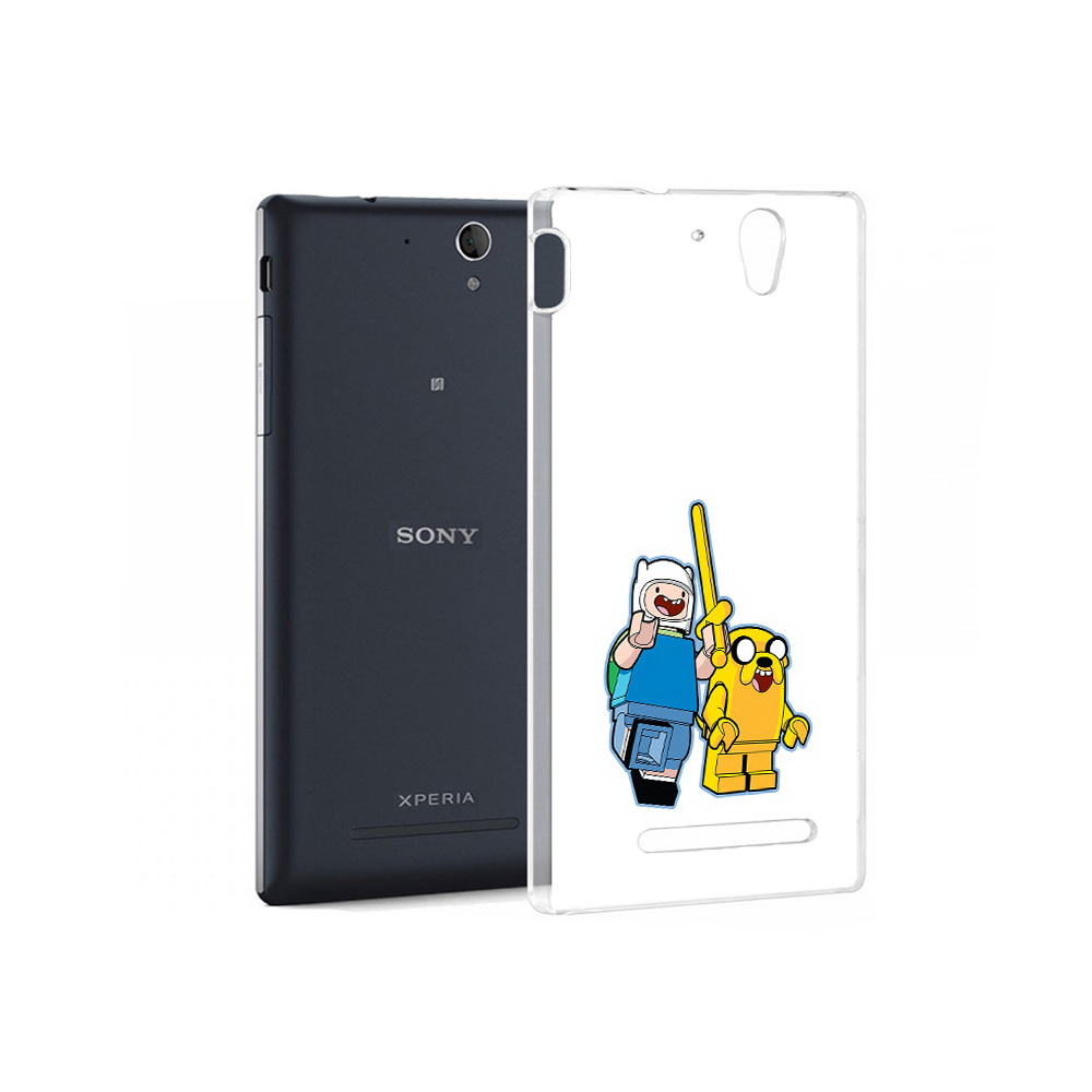 

Чехол MyPads Tocco для Sony Xperia C3 время приключений лего (PT18760.251.274), Прозрачный, Tocco