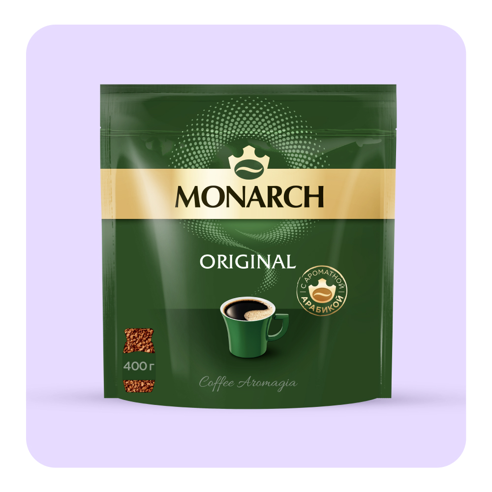 Кофе растворимый Monarch Original сублимированный, 400 г