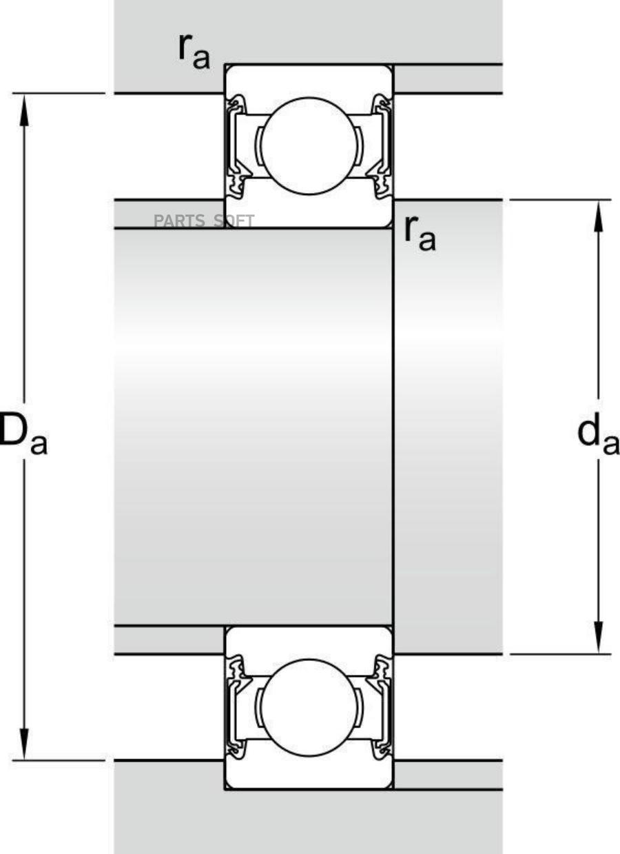 

Подшипник 6309 21 45Х100Х25 SKF 63092rs1