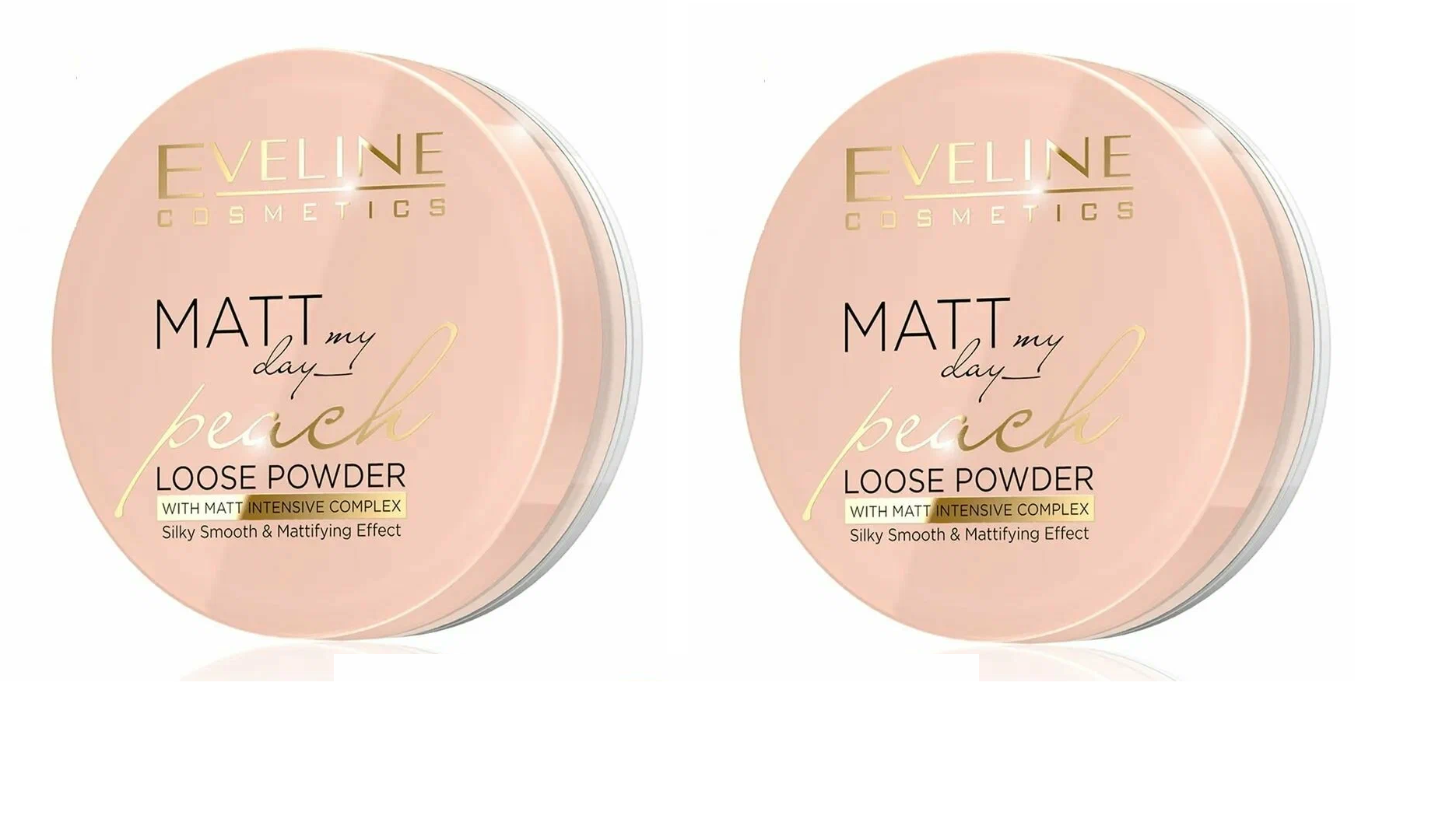 Пудра Eveline Cosmetics Matt My Day Loose Тон Peach 6 г 2 шт