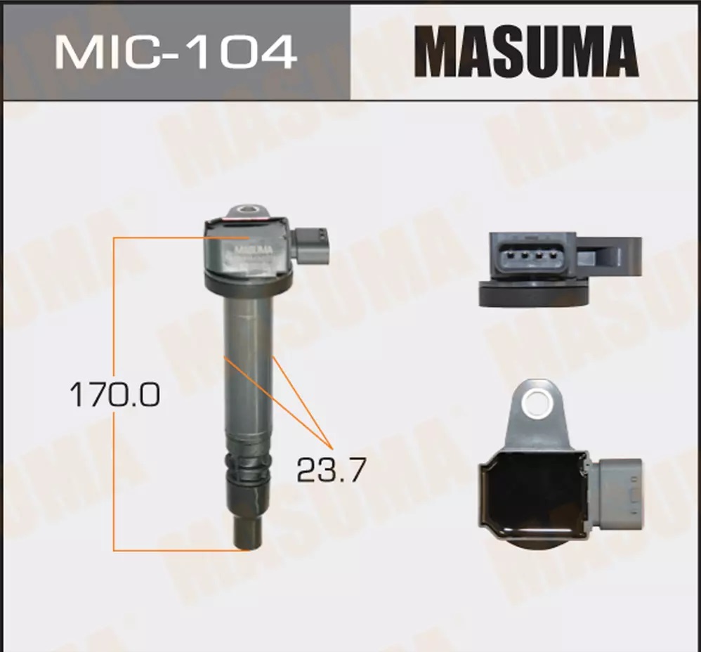 Катушки зажигания  СберМегаМаркет Катушка зажигания TOYOTA Masuma MIC104