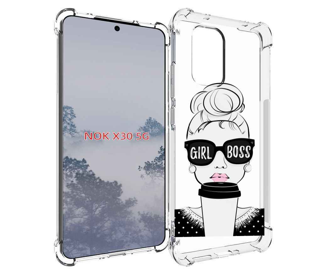 

Чехол MyPads девушка-босс женский для Nokia X30 5G, Tocco