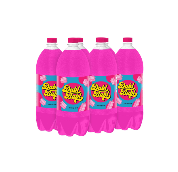 Напиток Dubl Bubl Bubble Gum безалкогольный, сильногазированный, 1,5 л