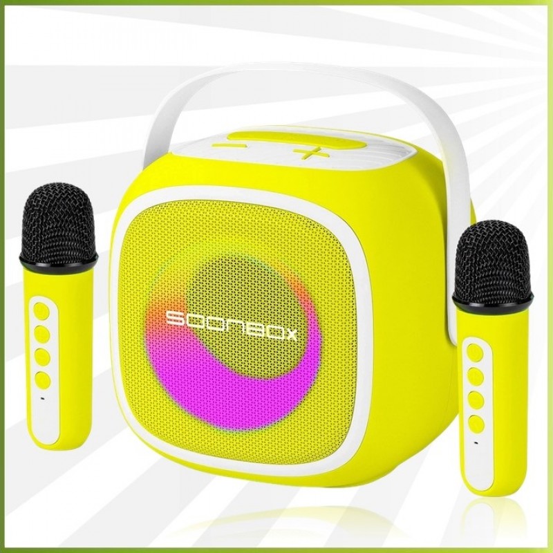 

Портативная колонка REXUS Soonbox 5200 Yellow, Белый;желтый, Soonbox 5200