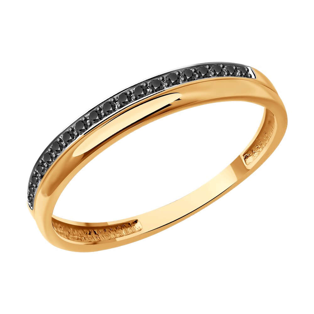 

Кольцо из золота р. 17,5 Diamant 51-210-01909-3, бриллиант, 51-210-01909-3
