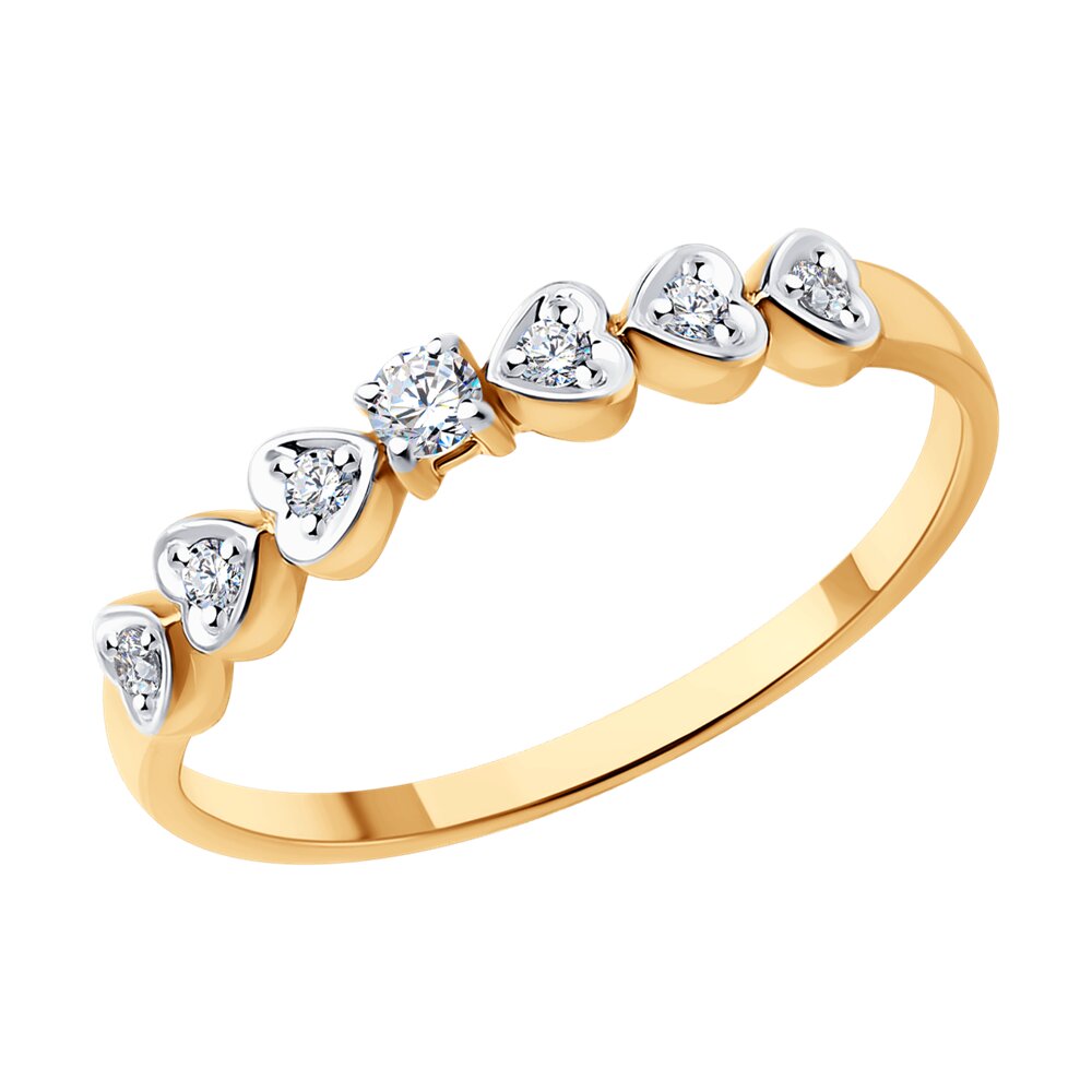 

Кольцо из красного золота с бриллиантом р.  Diamant 51-210-01905-1, 51-210-01905-1