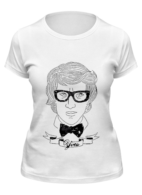 

Футболка женская Printio The icon - yves saint laurent белая 2XL, Белый, The icon - yves saint laurent