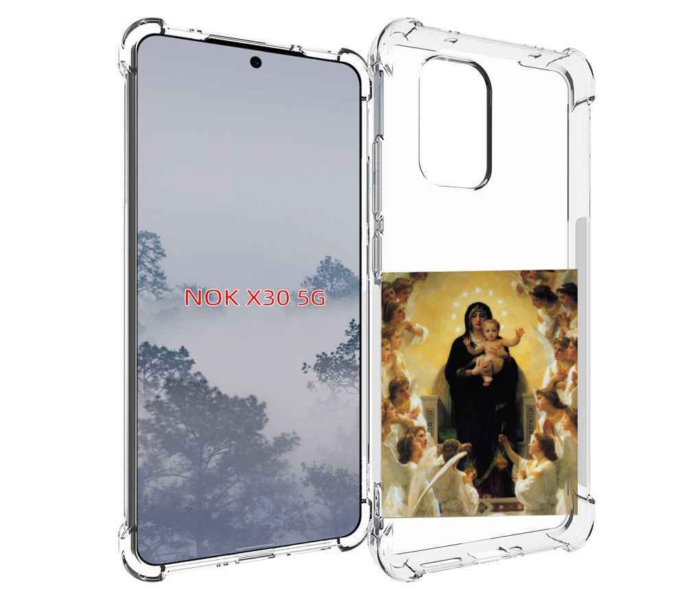 

Чехол MyPads дева-мария для Nokia X30 5G, Tocco