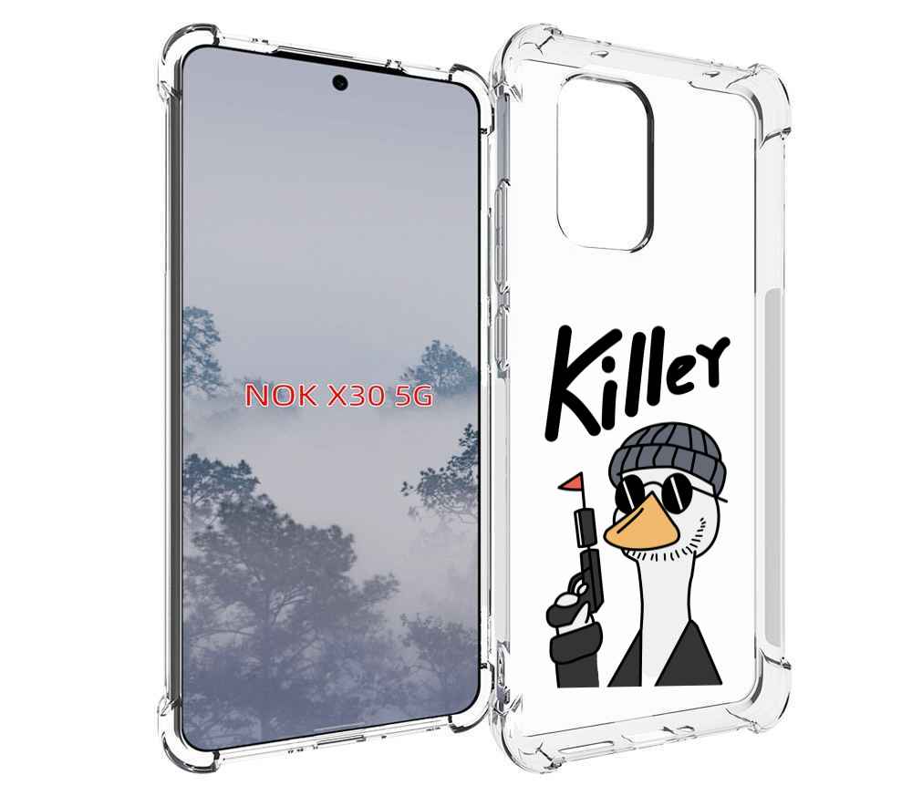 

Чехол MyPads гусь-с-пистолет для Nokia X30 5G, Tocco