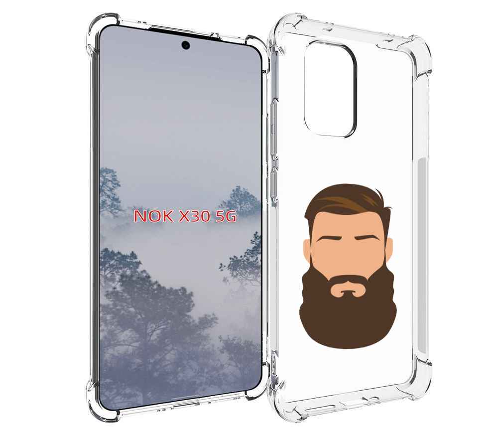 

Чехол MyPads густая-борода для Nokia X30 5G, Tocco