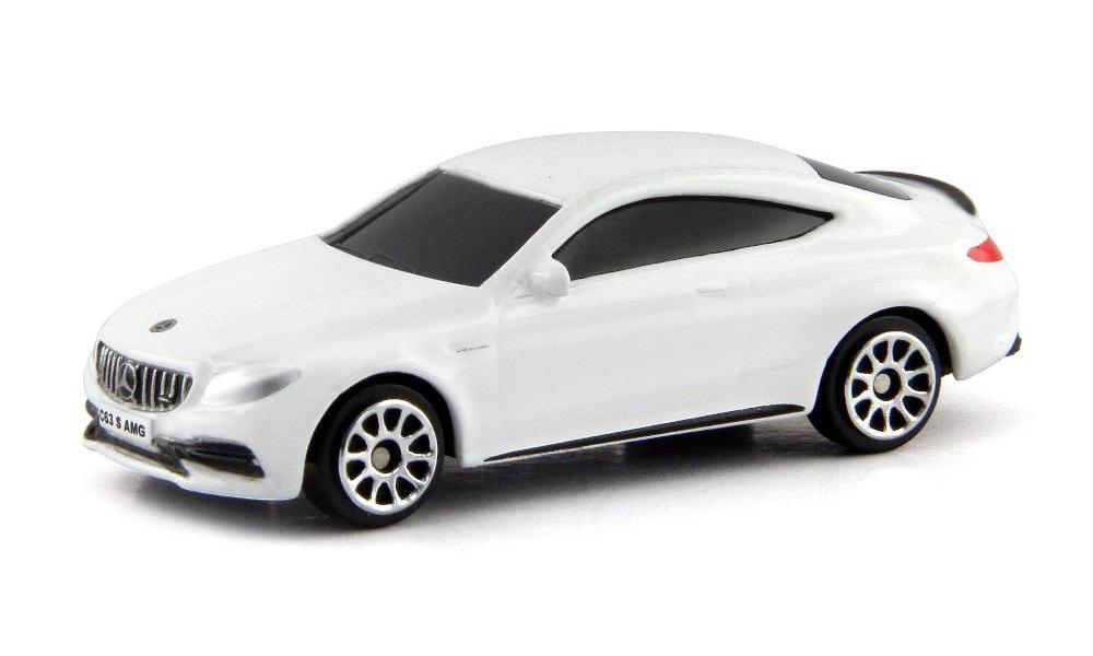 фото Машина uni fortune rmz city 1:64 мерседес бенц c63 s amg coupe 2019 белый 344991s-wh uni-fortune