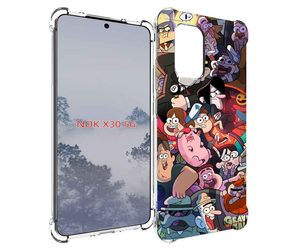 

Чехол MyPads гравити-фолз для Nokia X30 5G, Tocco