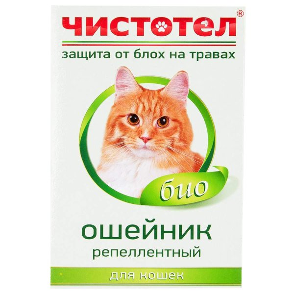 фото Ошейник чистотел био для кошек от блох, власоедов, вшей, комаров