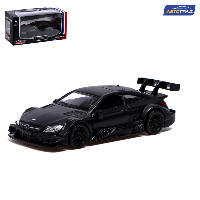 фото Машина металлическая автоград mercedes-amg c 63 dtm, 1:43, инерция, откр. двери, чёрный