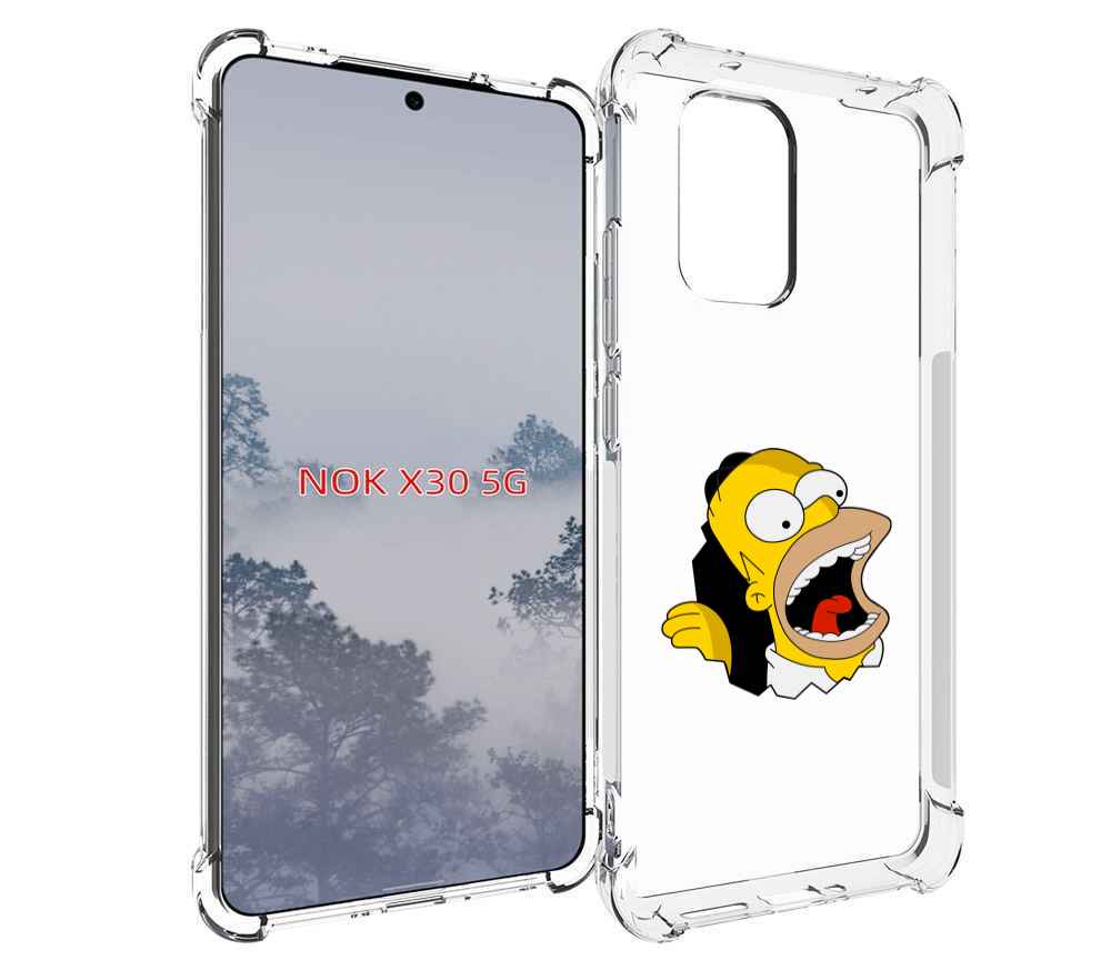 

Чехол MyPads гомер-голодный для Nokia X30 5G, Tocco
