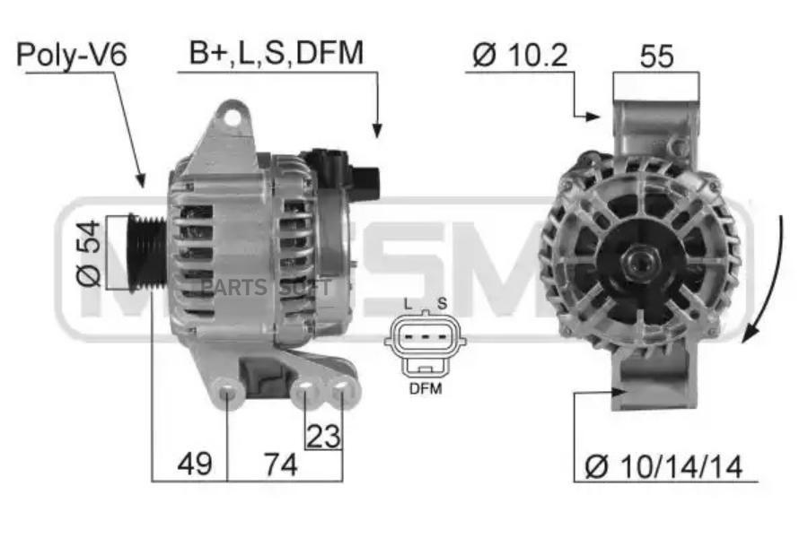 

Генератор ERA для Ford Fiesta 2001-2008 210359