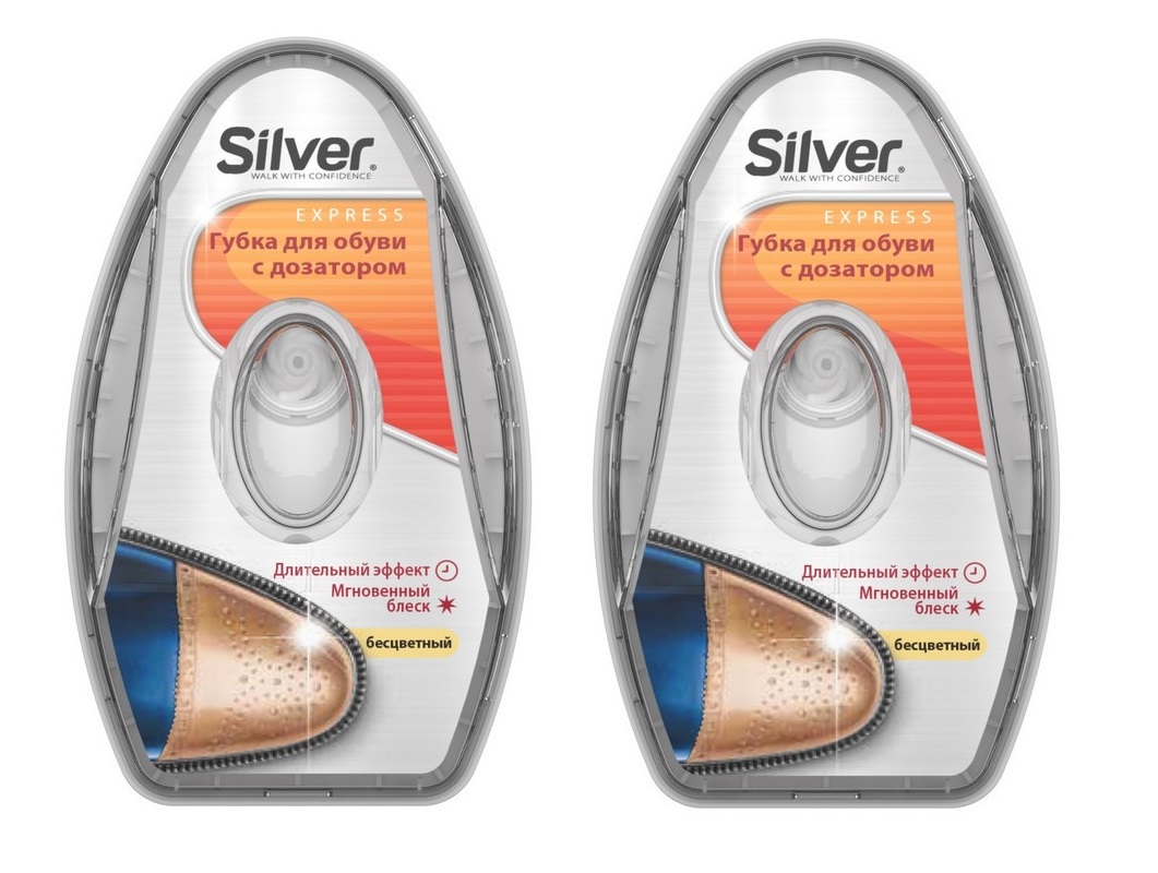 губка для обуви SILVER Express