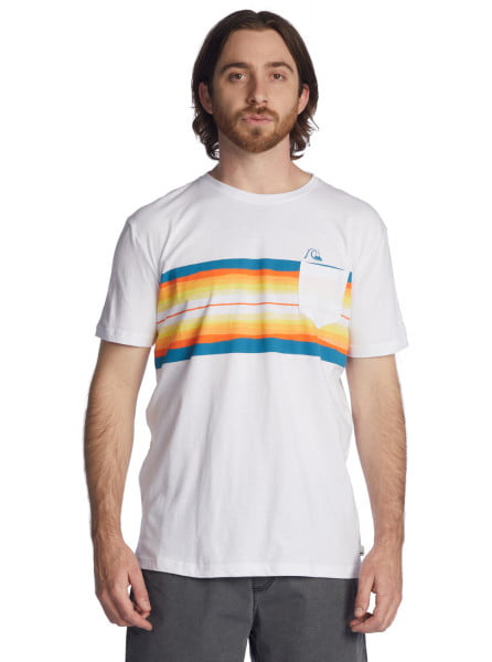 

Футболка мужская Quiksilver EQYZT06681 белая S, Белый, EQYZT06681