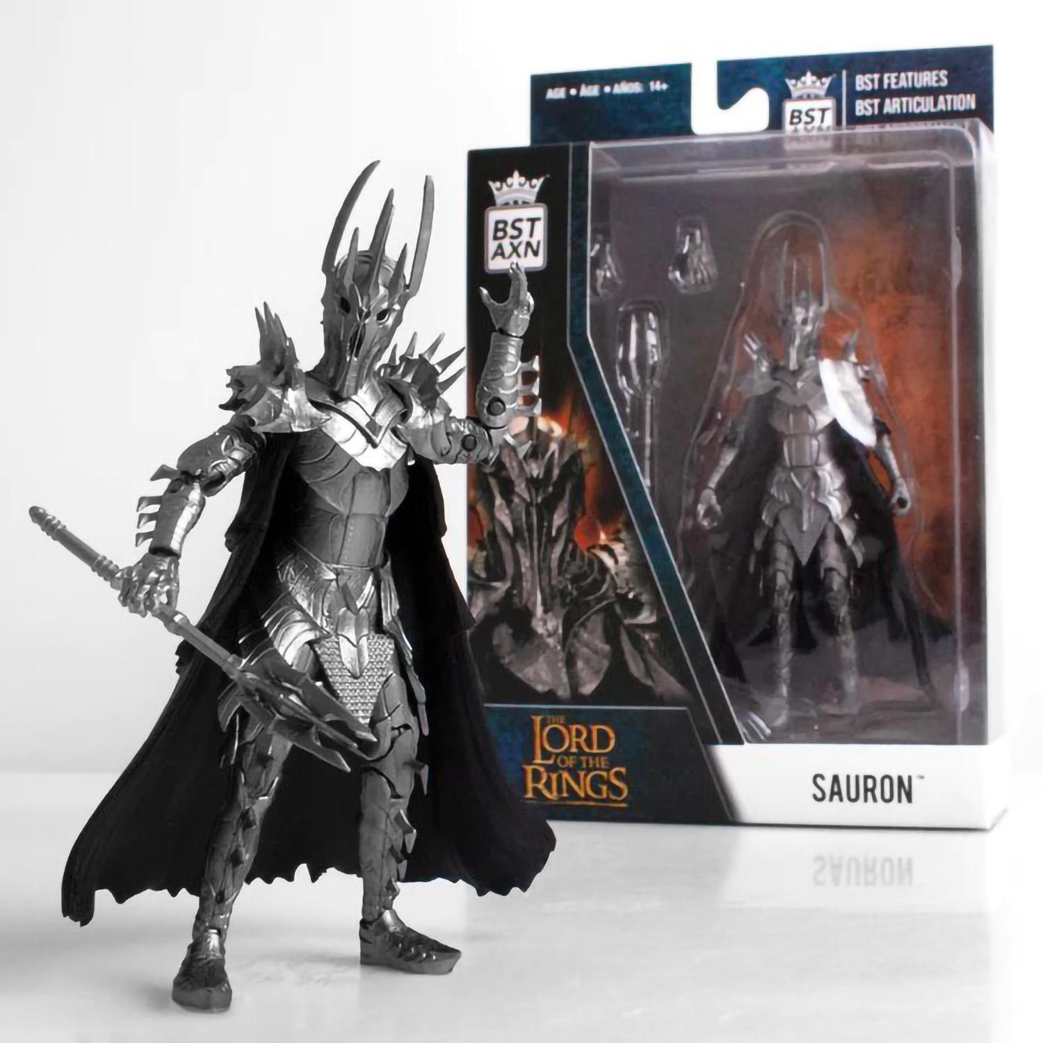 

Фигурка The Lord Of The Rings Саурон Властелин Колец, Batman DC Comics Бэтмен серый фигурка