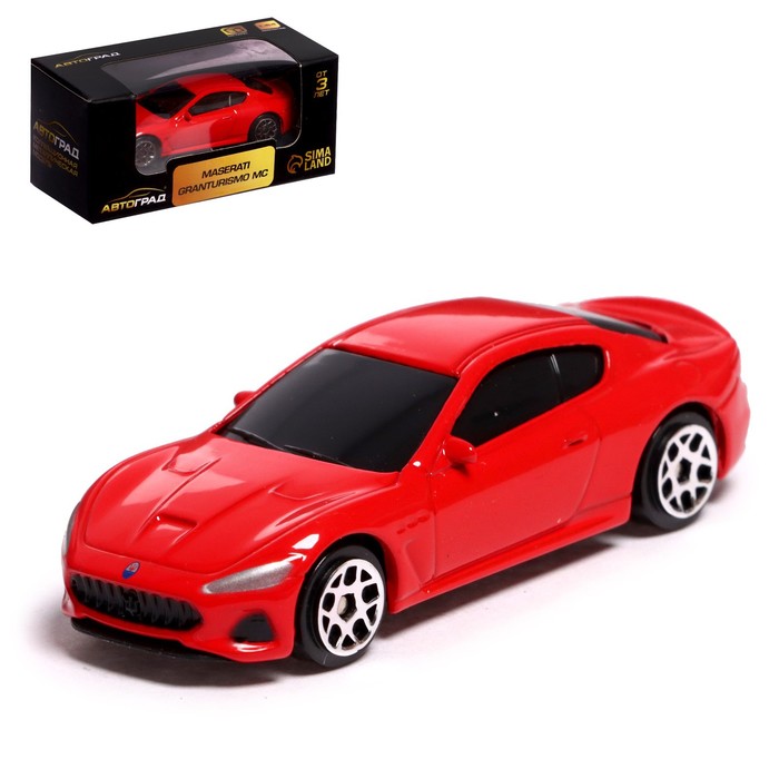 

Машина металлическая Автоград MASERATI GRANTURISMO, 1:64, красный 7335849, Разноцветный, 7335849-1