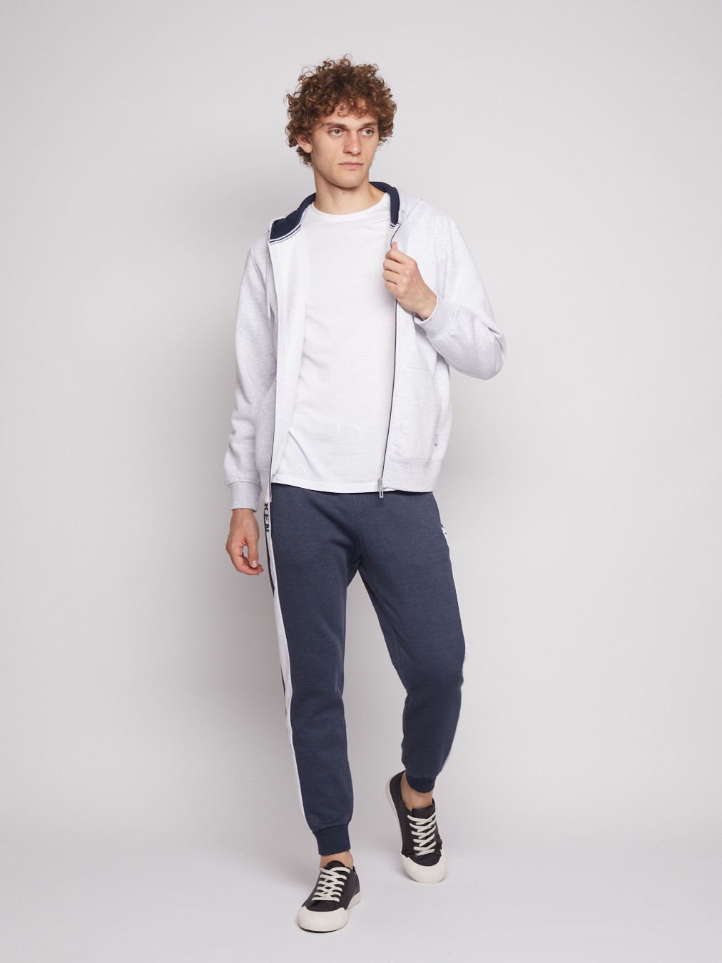 

Спортивные брюки мужские Zolla 21234762F013 синие 3XL, 21234762F013