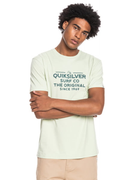 

Футболка мужская Quiksilver EQYZT06659 зеленая L, EQYZT06659