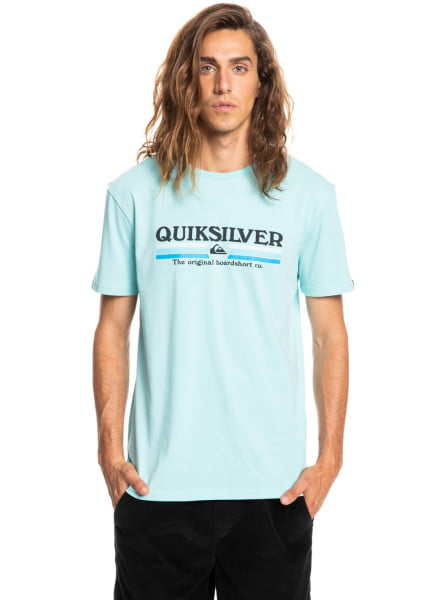 

Футболка мужская Quiksilver EQYZT06657 голубая XL, Голубой, EQYZT06657