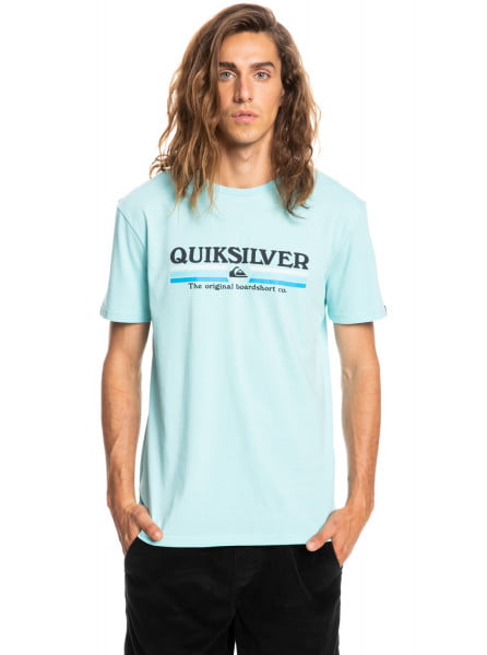 

Футболка мужская Quiksilver EQYZT06657 голубая S, Голубой, EQYZT06657