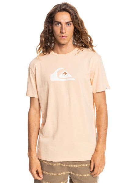 

Футболка мужская Quiksilver EQYZT06534 бежевая M, EQYZT06534