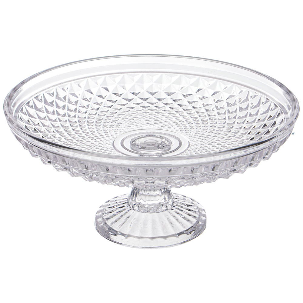 Блюдо на ножке Alegre Glass 14x8 см
