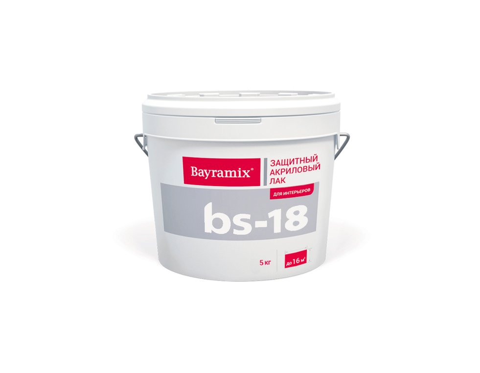 Лак защитный интерьерный Bayramix BS-18, 5 кг краска bayramix cristal air stopvirus база а bcas 027 4 кг 2 7 л