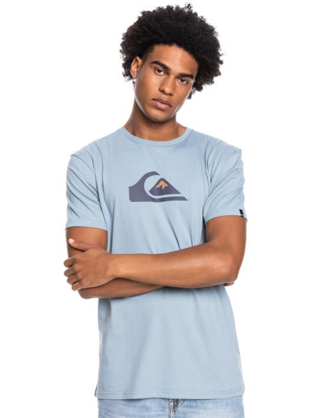 

Футболка мужская Quiksilver EQYZT06534 голубая S, Голубой, EQYZT06534