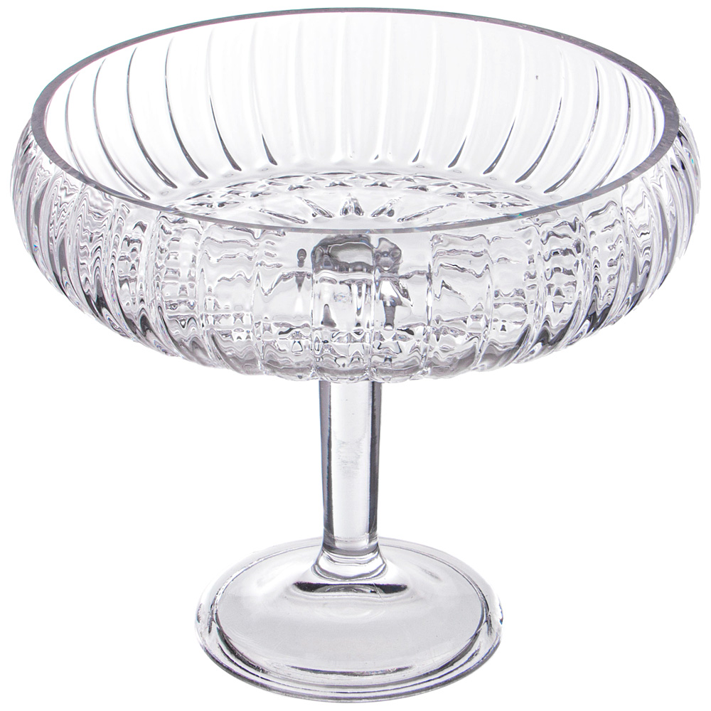 

Блюдо на ножке Alegre Glass 24х16 см, Прозрачный