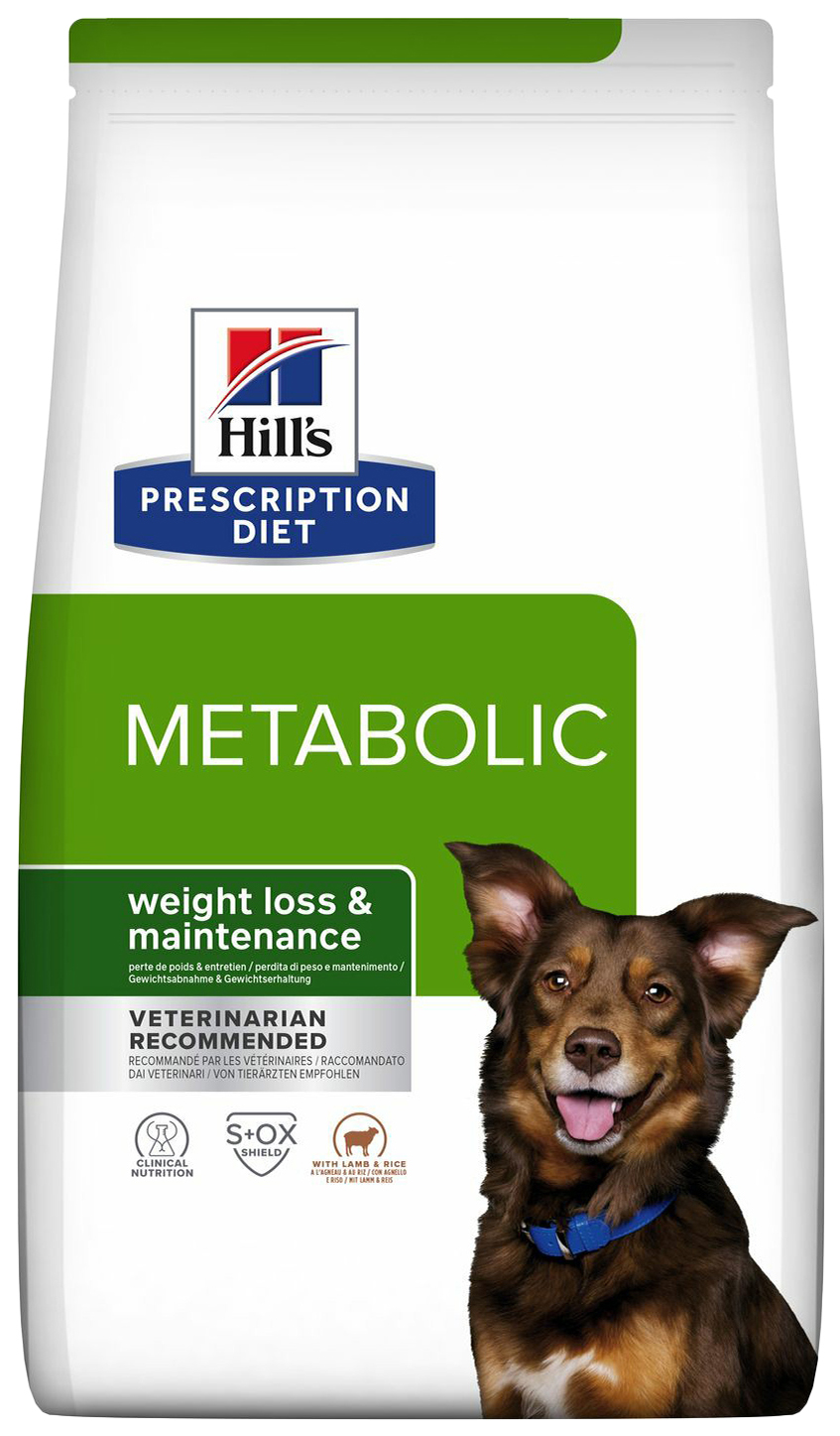 Сухой корм Hill's Prescription Diet Metabolic Контроль веса с ягненком и рисом, 1,5 кг