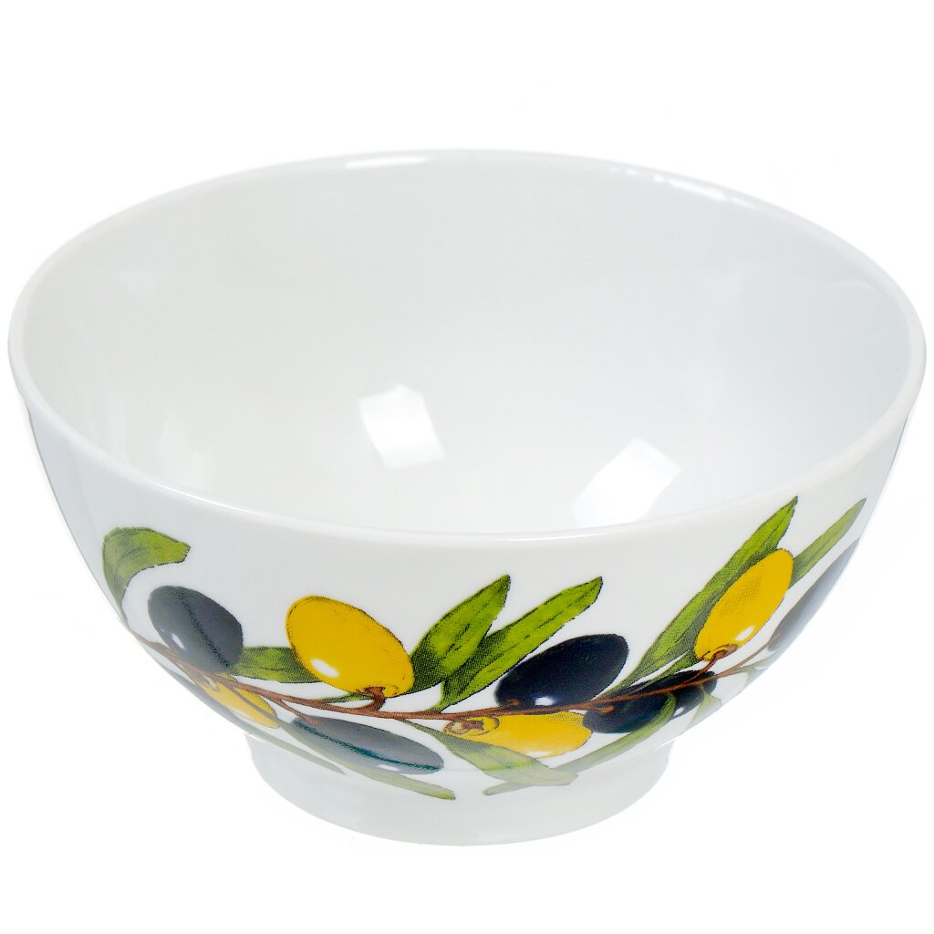 

Пиала фарфор, круглая, 0.37 л, Оливки, Дулевский фарфор, 068902/094052/039302, Белый