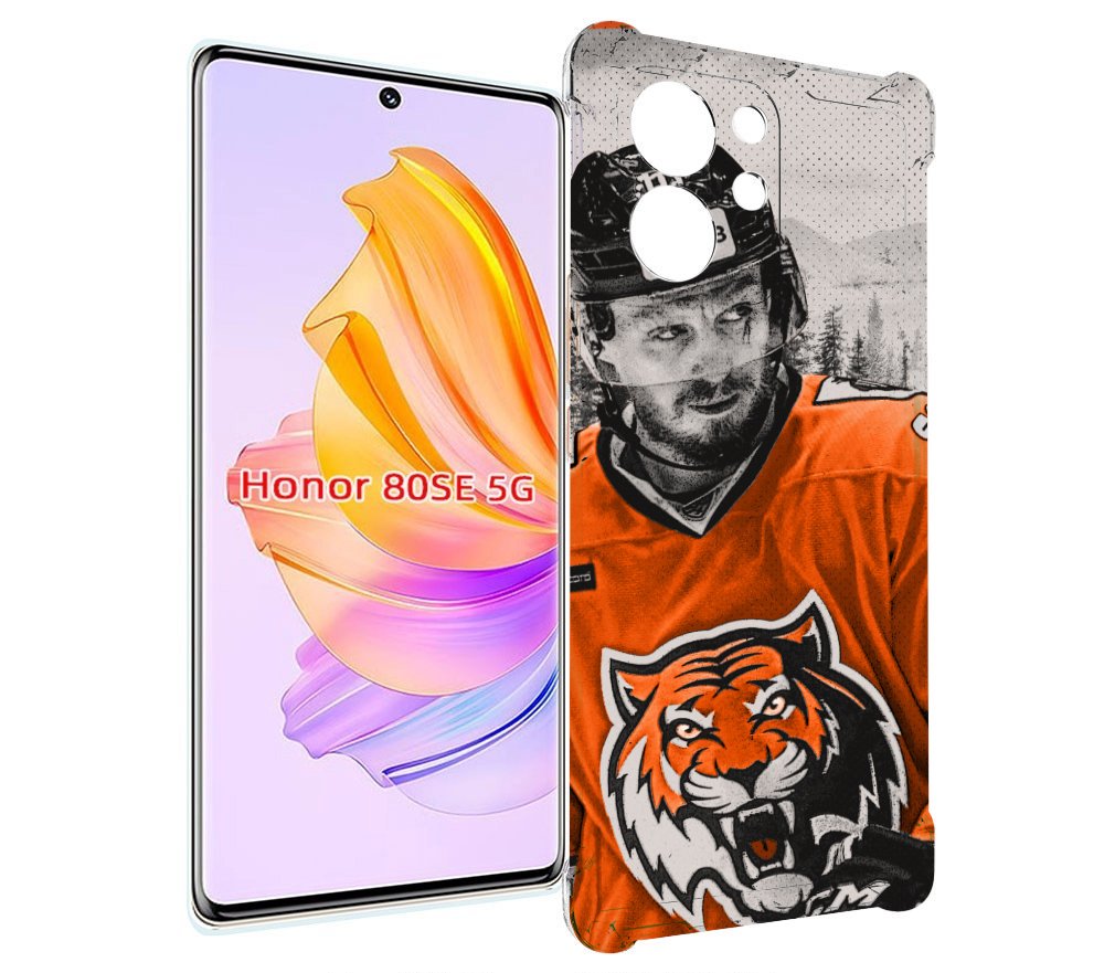 

Чехол MyPads хк амур мужской для Honor 80 SE, Прозрачный, Tocco