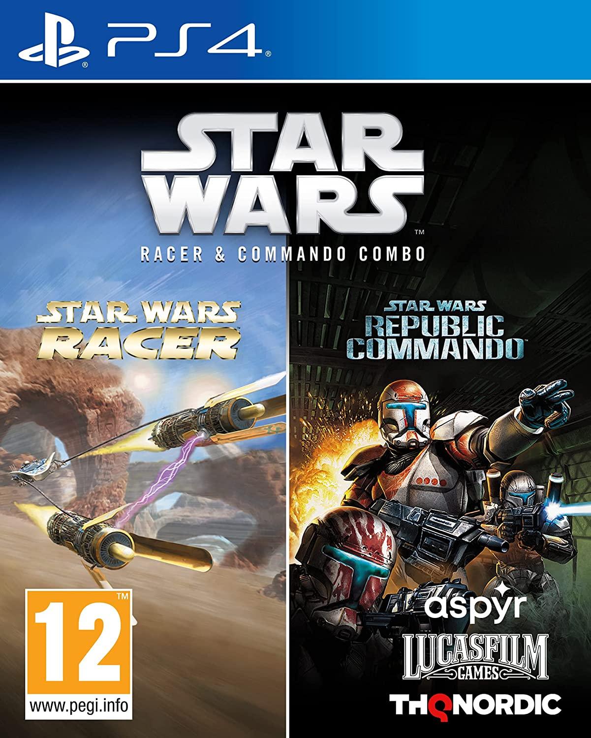 Игра Star Wars Racer and Commando Combo (PS4)